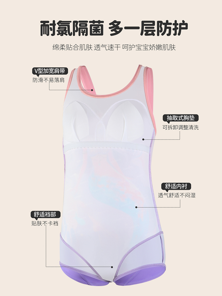 86U763,女童连体三角泳衣,picture5