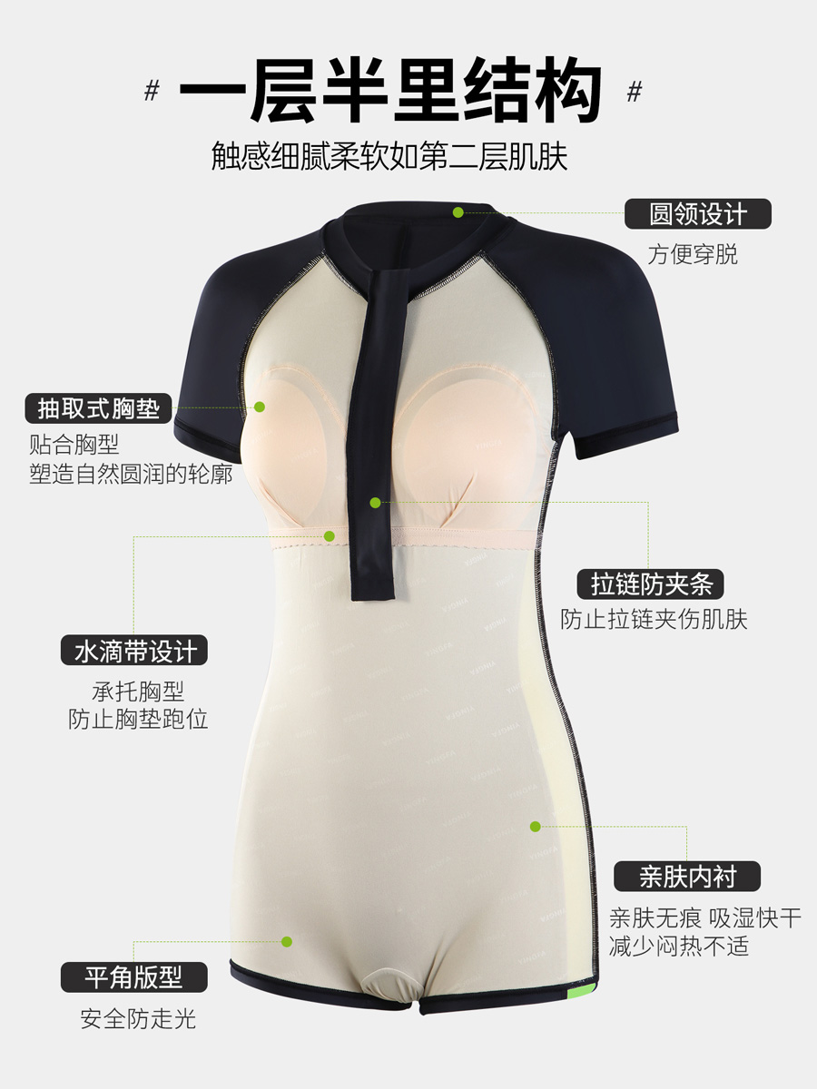 86B578,女士平角连体泳衣,picture5
